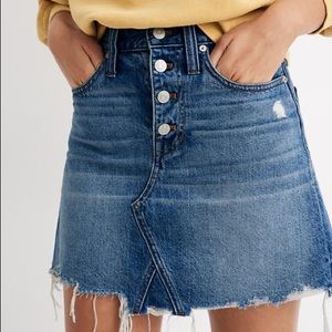 👖 Madewell Denim A-Line Skirt 👖